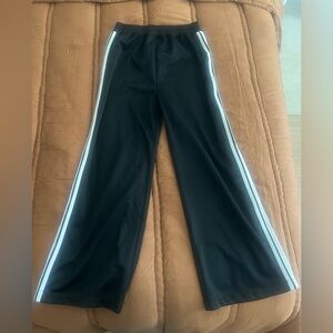 Lovers + Friends Black Joggers with White Side Stripes